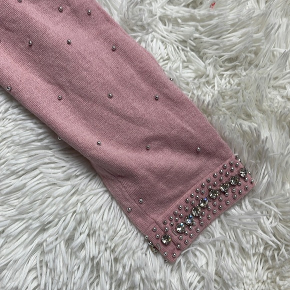 Boden Jeweled Neckline Pearl Studded Sweater - Picture 7 of 12